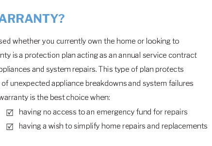 home warranty york